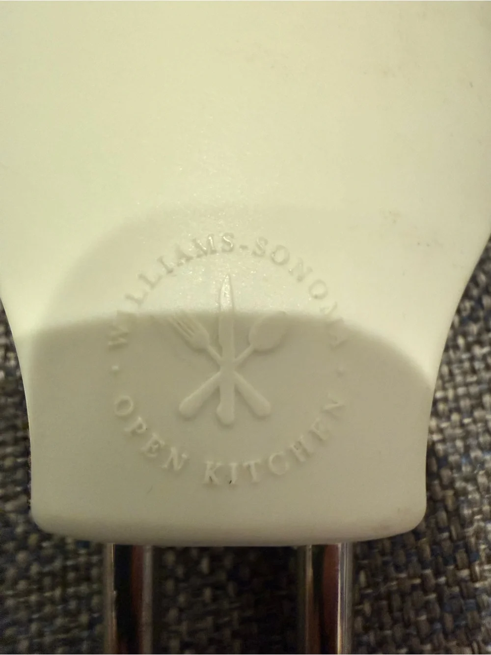 Williams Sonoma Open Kitchen Stainless Steel Plastic Serving Cooking Spoon